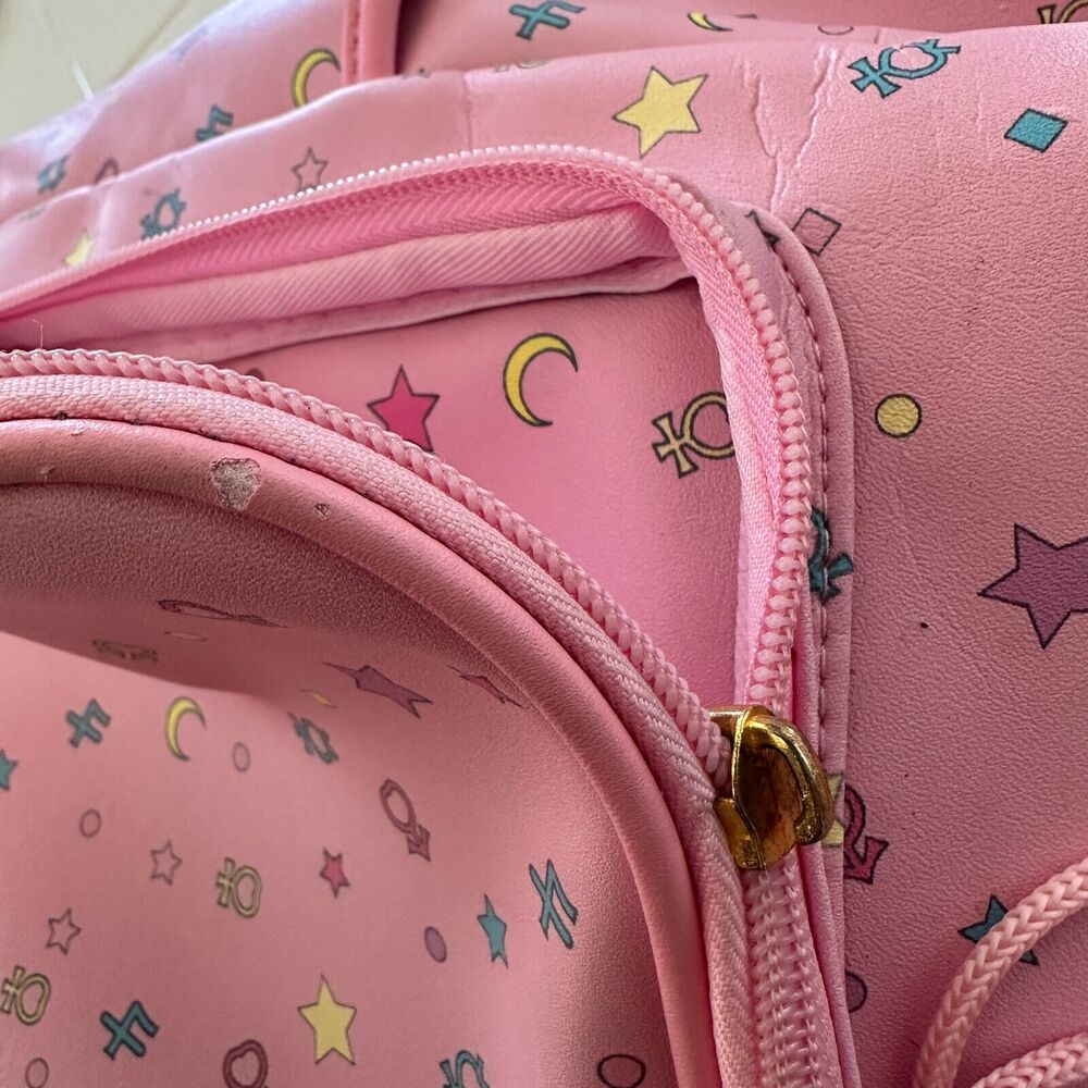 Sailor Moon Pink School Backpack Luna Large 17”X14” In the Name Of The Moon - Picture 12 of 16